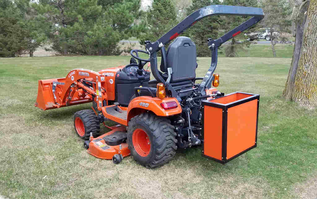 ballast box 3 point for compact kubota tractor
